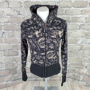 Red by Marc Ecko Hoodie Black  Beige Size Medium